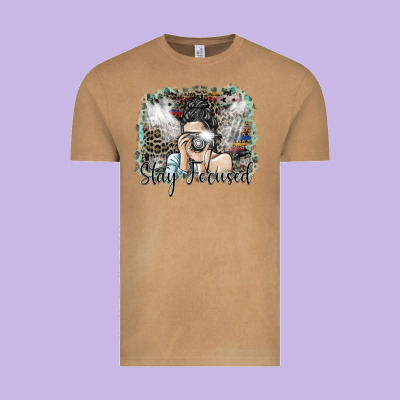 Stay Focused Vintage Tee Designed By Sublimationcraftshop