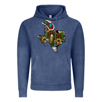 Vintage Denim christmas texas Vintage Hoodie - RanaPortraitStore