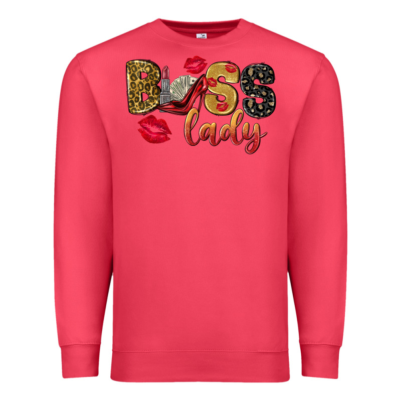 Boss Lady With Money Premium Sweatshirt by NancyCooperArtShop | Teevron