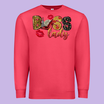 Boss Lady With Money Premium Sweatshirt Designed By Nancycooperartshop