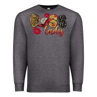 Charcoal Heather boss lady with money Premium Sweatshirt - NancyCooperArtShop