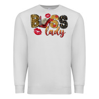 Dove Grey boss lady with money Premium Sweatshirt - NancyCooperArtShop