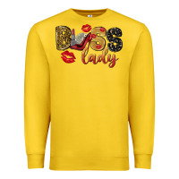 Lemon boss lady with money Premium Sweatshirt - NancyCooperArtShop