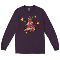 Plum Christmas trees lights Long Sleeve Tee - JahusDesignShop