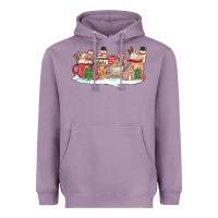 Lavender christmas cookie coffe cups Heavyweight Hoodie - MaliasSmallBusiness