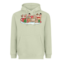 Matcha christmas cookie coffe cups Heavyweight Hoodie - MaliasSmallBusiness