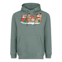 Sage christmas cookie coffe cups Heavyweight Hoodie - MaliasSmallBusiness