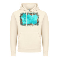 Vintage Artic gemstone turquoise leopard background Vintage Hoodie - JahusDesignShop