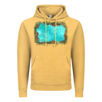 Vintage Mustard gemstone turquoise leopard background Vintage Hoodie - JahusDesignShop