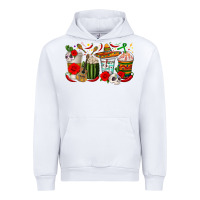 White Hispanic Heritage Month Coffee Cups Urban Hoodie - texasbilliewilder