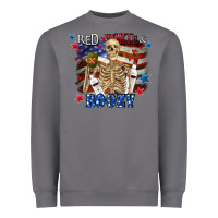 Storm Red white boozy 4th of july Heavyweight Sweatshirt - CowGirlArtShop