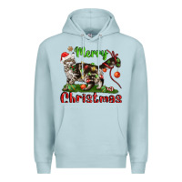 Blue Mist maine coon cat merry christmas Premium Hoodie - LillyAllenDesigns