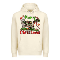 Sandshell maine coon cat merry christmas Premium Hoodie - LillyAllenDesigns