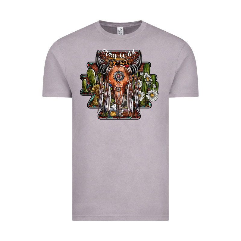 Stay Wild Vintage Tee by SublimationCraftShop | Teevron