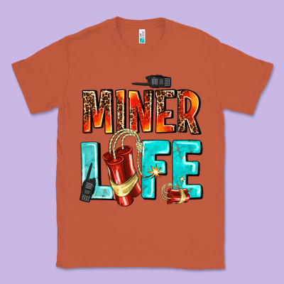 Miner Life Classic Tee Designed By Adodesignshop