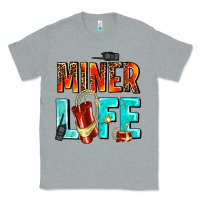 Heather Grey miner life Classic Tee - AdoDesignShop