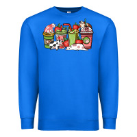 True Royal cow and strawberry coffee cups Premium Sweatshirt - NancyCooperArtShop