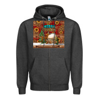 Charcoal Heather merry christmas cookies buffalo plaid Zipper Hoodie - Jasminsmagicworld
