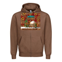 Chestnut merry christmas cookies buffalo plaid Zipper Hoodie - Jasminsmagicworld