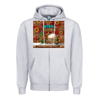 Heather Grey merry christmas cookies buffalo plaid Zipper Hoodie - Jasminsmagicworld