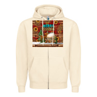 Sandshell merry christmas cookies buffalo plaid Zipper Hoodie - Jasminsmagicworld