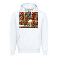 White merry christmas cookies buffalo plaid Zipper Hoodie - Jasminsmagicworld