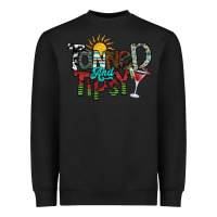 Black tanned and tipsy Heavyweight Sweatshirt - SublimationCraftShop