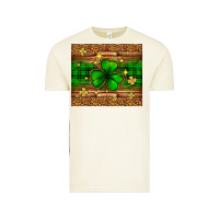 Vintage Arctic St. Patrick's Day shamrock leopard Vintage Tee - Neo Western