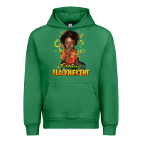 Emerald feeling blacknificent Urban Hoodie - NancyCooperArtShop
