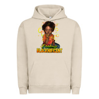 Pigment French Oak feeling blacknificent Urban Hoodie - NancyCooperArtShop