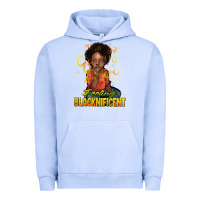 Pigment Grape Ice feeling blacknificent Urban Hoodie - NancyCooperArtShop
