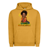 Pigment Peanut Butter feeling blacknificent Urban Hoodie - NancyCooperArtShop