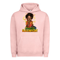Pigment Salmon feeling blacknificent Urban Hoodie - NancyCooperArtShop