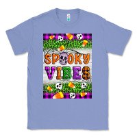 Colony Blue Halloween Spooky Vibes Classic Tee - Artiststas