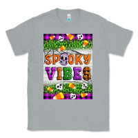Heather Grey Halloween Spooky Vibes Classic Tee - Artiststas