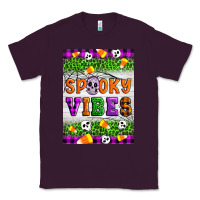 Plum Halloween Spooky Vibes Classic Tee - Artiststas