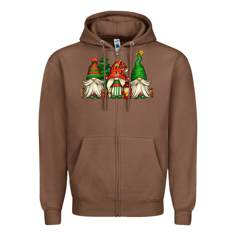 Christmas Gnomes Zipper Hoodie by Jasminsmagicworld | Teevron