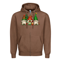 Chestnut christmas gnomes Zipper Hoodie - Jasminsmagicworld