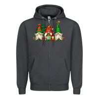 Smoke christmas gnomes Zipper Hoodie - Jasminsmagicworld