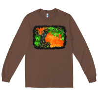 Chestnut halloween mystic symbol background Long Sleeve Tee - BundleAndBundleShop