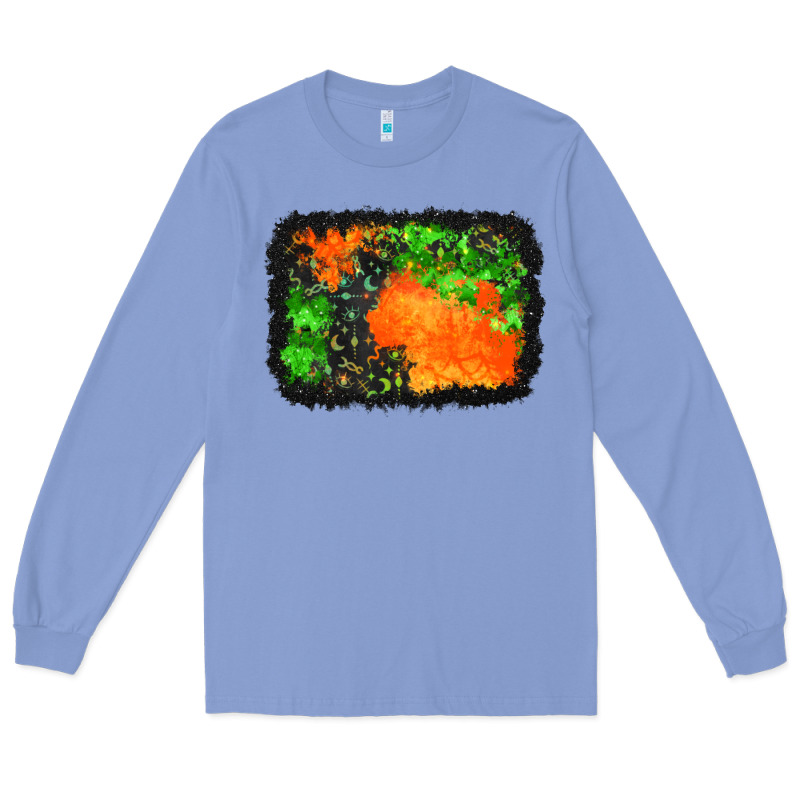 Halloween Mystic Symbol Background Long Sleeve Tee by BundleAndBundleShop | Teevron