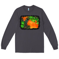 Smoke halloween mystic symbol background Long Sleeve Tee - BundleAndBundleShop