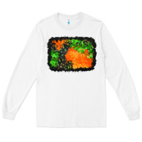 White halloween mystic symbol background Long Sleeve Tee - BundleAndBundleShop