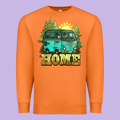 Camping Caravan Home Premium Sweatshirt Designed By Nancycooperartshop