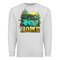 Dove Grey camping caravan home Premium Sweatshirt - NancyCooperArtShop