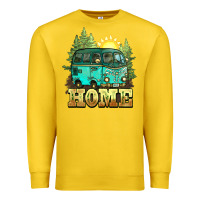 Lemon camping caravan home Premium Sweatshirt - NancyCooperArtShop
