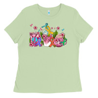 Matcha western cancer  coffee cups with ribbons Ladies Tee - AdoDesignShop