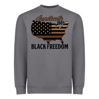 Storm juneteenth 1865 black freedom Heavyweight Sweatshirt - HRA Design Shop