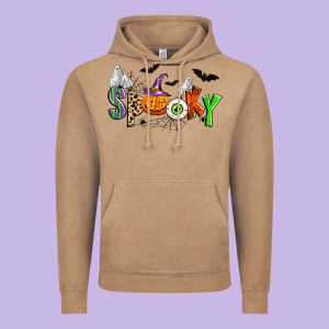 Halloween Spooky Vintage Hoodie Designed By Zillion Design Studio