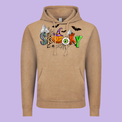 Halloween Spooky Vintage Hoodie Designed By Zillion Design Studio